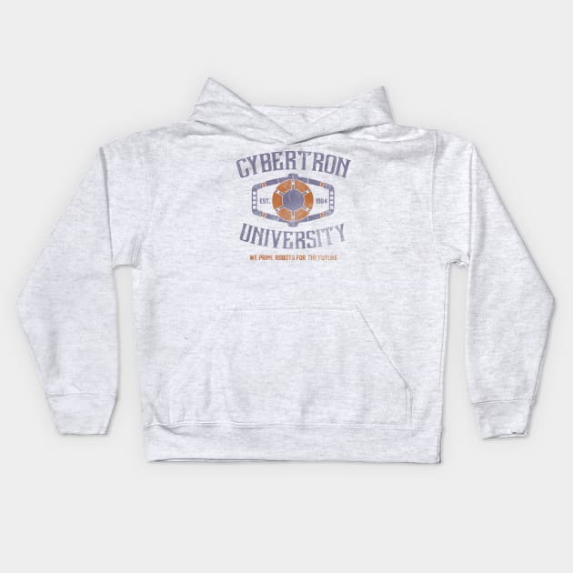 Cybertron University Kids Hoodie by Arinesart